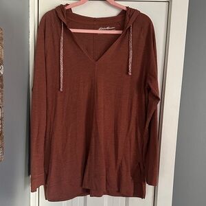 Sold ✅Eddie Bauer Women's Rust Hoodie